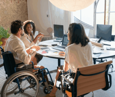 employed with disability benefits